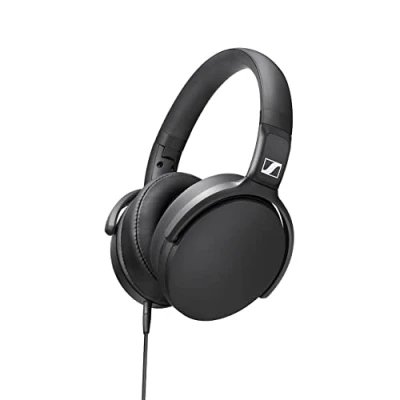 Image of Sennheiser HD 400S Over Ear Headphone with Smart Remote, Black