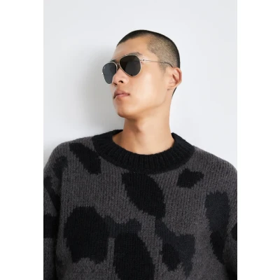 Image of Ray Ban Aviator Reverse Unisex Sunglasses, Size: 59, Silver