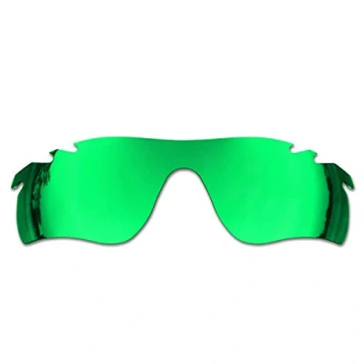 Image of SOODASE For Oakley Radarlock Path Vented Sunglasses Green Polarized Replacement Lenses