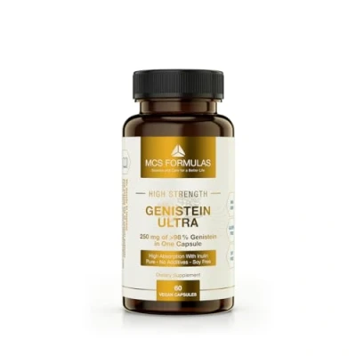 Image of Genistein Ultra, 250 mg/Vegan Capsule, No Additives, Pure (&gt;98% Genistein)