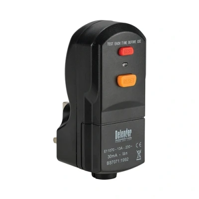 Image of Defender RCD Plug 13A (Wireable) 230V
