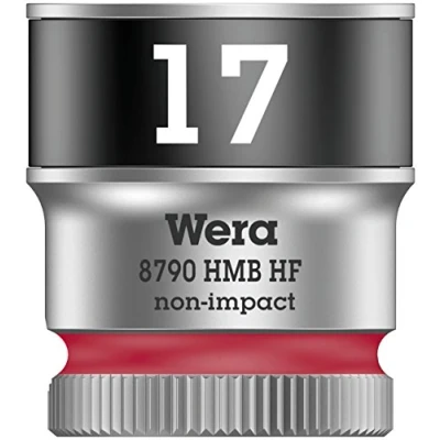 Image of Wera 8790 HMB HF Zyklop holding function socket, 3/8&quot; drive, 17x29mm, 05003751001