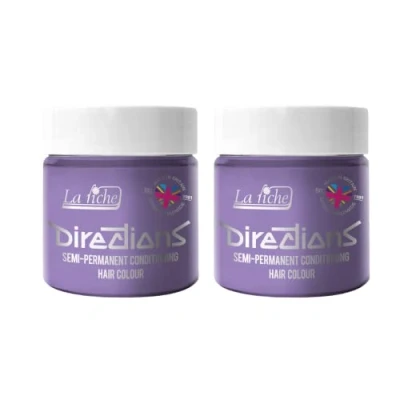 Image of 2x La Riche Directions Semi Permanent Hair Color 100ml Tub Lilac