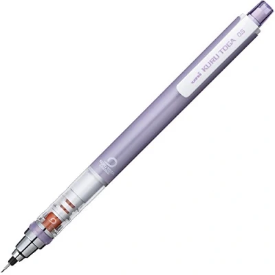 Image of uni Kurutoga Mechanical Pencil Standard, 0.5mm, Violet (M54501P.12)