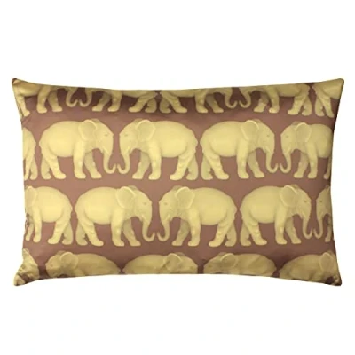 Image of Paoletti Parade Polyester Filled Cushion, Polyester, Brick