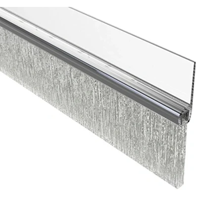 Image of STORMGUARD 02SR6641000CL 1 m Self Adhesive BDS Bottom of The Door Brush Seal Clear 1M