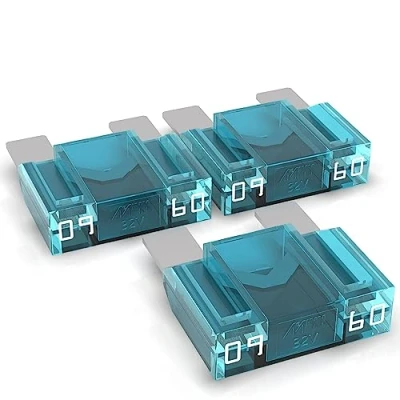 Image of AUPROTEC MAXI Blade Fuses 20 80 amps Plug in Fuse Spade choice: 60A Ampere blue, 1 pcs