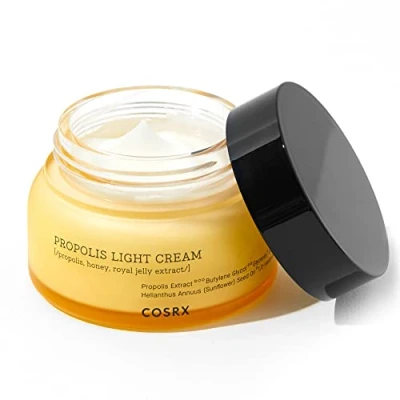 Image of COSRX Full Fit Propolis Light Cream, 2.19 fl.oz / 65ml Hydrating Korean Skin Care, Paraben Free
