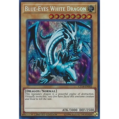 Image of Blue Eyes White Dragon CT14 EN002 Secret Rare Limited Edition