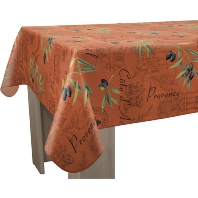 Image of Le linge de Jules Stain Resistant Tablecloth Provence Square 150 x cm