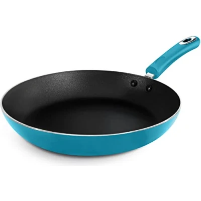 Image of KICHLY 24cm / 9.5 inch Nonstick Induction FryingPan Multipurpose All cooktop Pan for Home Kitchen or Restaurant, Scratch Resistant, Bakelite Handles (24cm, inch, Induction, Turquoise, Pack of 1)