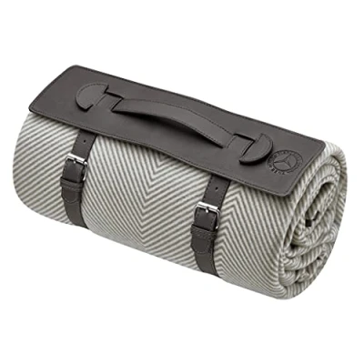 Image of Mercedes Benz Collection Picnic Blanket Herringbone Classic
