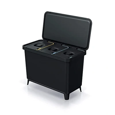 Image of KEDEN 3 x 10 litre Recycling Sorting System