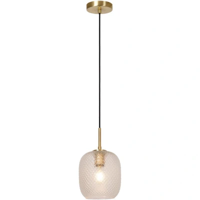 Image of Alicent Pendant light Ø18cm 1xE27 Matt Gold, Brass