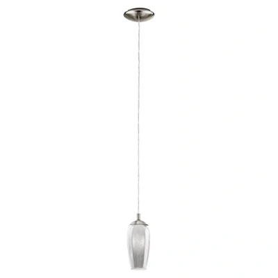 Image of EGLO Farsala Pendant Light, Metal, 3 W, Satin Nickel