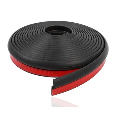 Image of Garsent Car Rubber Seal, 4M Z Shape Weather Stripping (Black)