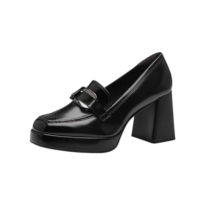 Image of Tamaris Women&#039; 1 24443 43 Loafer, Black Brush, 6.5 UK