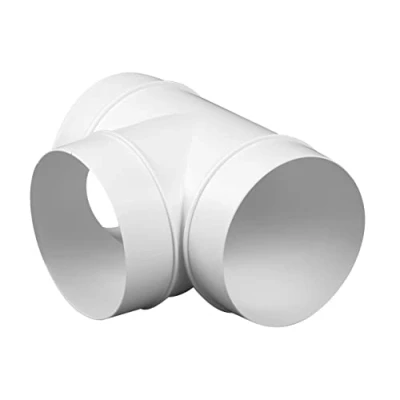Image of Round Pipe T Piece 150 mm/15.2 cm Extractor Fan Connector 3 Way Adaptor ko150  26