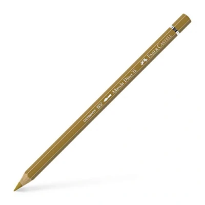 Image of Faber Castell Art &amp; Graphic Albrecht Dürer Watercolour Pencil, (268), Green Gold, For Art, Craft, Drawing, Sketching, Home, School, University, Colouring