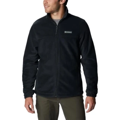 Image of Columbia Steens MOUNTAIN FULL ZIP 2.0 Extended SIZE Fleece jacket, Men&#039;s, Size: XL, Black