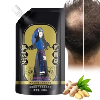 Image of Identicalven Hair Loss Shampoo, 240ml Anti Yaopin Ginger Plant Extract Shampoo (1PC)