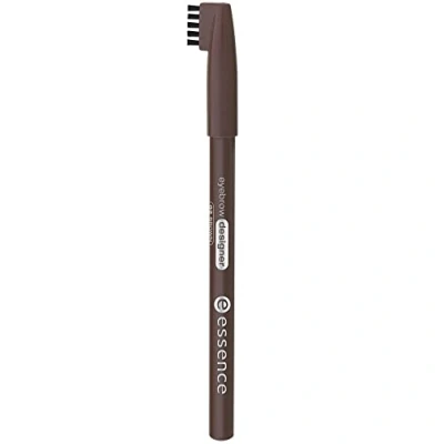 Image of essence cosmetics Eyebrow Designer, Eye Pencil, No. 02 Brown, Defining, Vegan, Microplastic Particles Free, Nanoparticles Free (1 g)