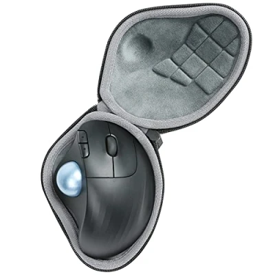 Image of co2CREA Hard Travel Case for Logitech MX Ergo/Ergo S/Ergo Plus/Ergo M575 /M575S Advanced Wireless Trackball Mouse,Case Only
