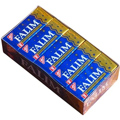 Image of Falim Chewing gum Damla without sugar (20 x 5 pieces/140 g)