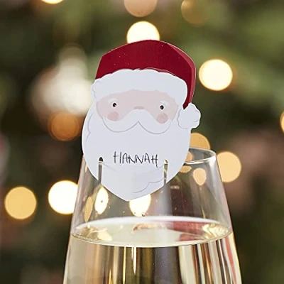 Image of Ginger Ray MRY 129 Glass Decorations, Red