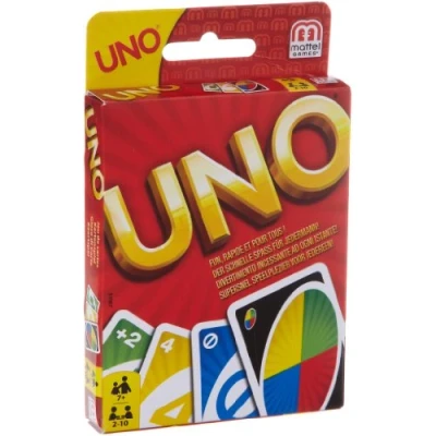 Image of Mattel 51967 0 Uno Card Game, Multicolor