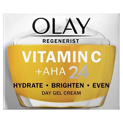 Image of Olay Vitamin C + AHA24 Day Gel Face Cream For Bright And Even Tone 50ml