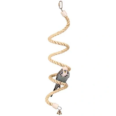Image of Northern Parrots Parrot Boing Sisal Spiral Bouncing Perch Small