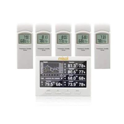 Image of MISOL Wireless Weather Station with 5 Sensors, Color Screen, Data Logger, Connect to PC