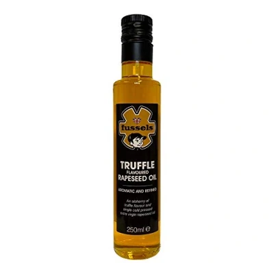 Image of Fussels English Truffle Oil (250ml) Infused Extra Virgin Cold Pressed Rapeseed Vegan, Vegetarian &amp; Gluten Free