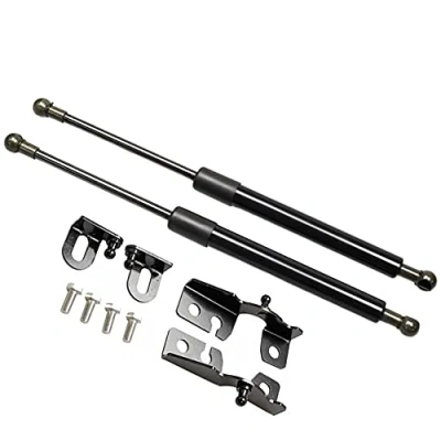 Image of TSUBASA Lift Supports for Mazda MX 5 ND MX5 Miata Roadster 2015 2023 Front Bonnet Hood Modify Carbon Fiber Gas Charged Shock Dampers Spring Struts Bar (2 PCS) (Normal Black)