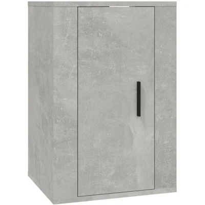 Image of vidaXL Wall Mounted TV Cabinet Concrete Grey 40x34.5x60 cm