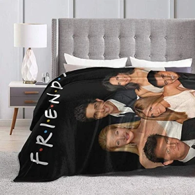 Image of Friends TV Show Throw Flannel Fleece Blanket Lightweight Super Soft Cozy Luxury Bed Microfiber 125CM X 100CM