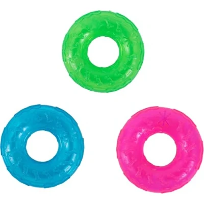 Image of Petface (Toyz by Petface) Play Ring, Blue/Green/Pink