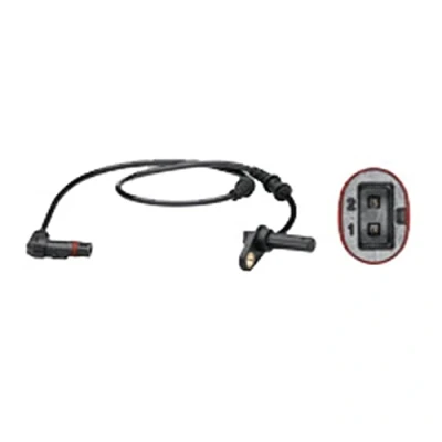 Image of 2129050701, A2129050701 ABS sensor HELLA 6PU 012 679 491 Front Axle Active 2 pin connector MERCEDES BENZ: E Class Saloon, T modell