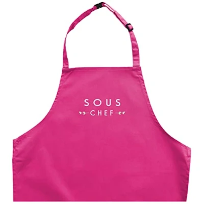 Image of Stickerscape Sous chef apron (Child) (Pink, Infant)