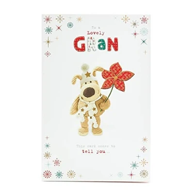 Image of Gran Christmas Card Cute for Lovely Boofle Gift Her Gifts