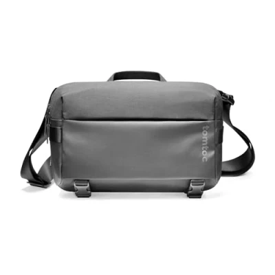Image of tomtoc 13 inch Laptop Messenger Shoulder Bag for 13&quot; iPad Pro/Air 2024, MacBook Pro/Air, Minimalist Chest CrossbodyBag, Water resistant Lightweight Everyday Carry Business, Travel, Work
