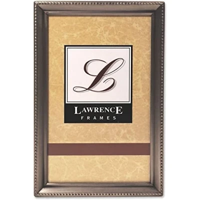 Image of Lawrence Frames Bead Border Design, 8x12, Pewter