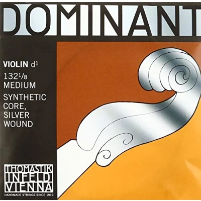 Image of Dominant Strings 132 1/8 Silver Wound Violin D String
