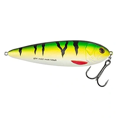 Image of Abu Garcia Rattlin&#039; Atom Hard Bait Fishing Lure Extra Loud Rattle &amp; Sharp Treble Hook, Perch