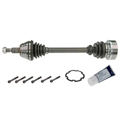 Image of 1J0407451AV Drive shaft MEYLE 100 498 0147 Front Axle Left 557mm 27,2mm ORIGINAL Quality VOLKSWAGEN: Golf 4, Bora Saloon, 4 Variant