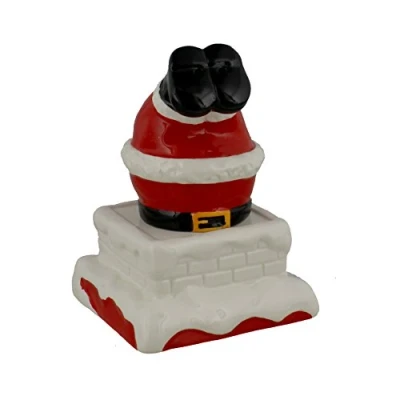 Image of SANTA CLAUS / FATHER Christmas Tableware Ceramic Salt &amp; Pepper Shakers Cruet Set