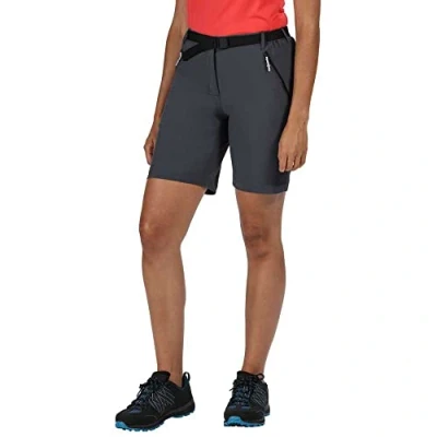 Image of Regatta Womens Xert Shorts, Seal Grey, 36