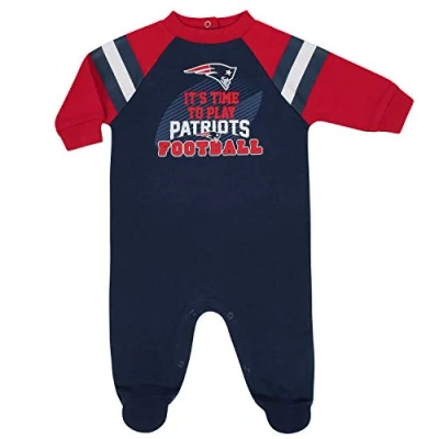 Image of Gerber Baby NFL Footed Sleep and Play Footie, Team Color, 3 6 Months