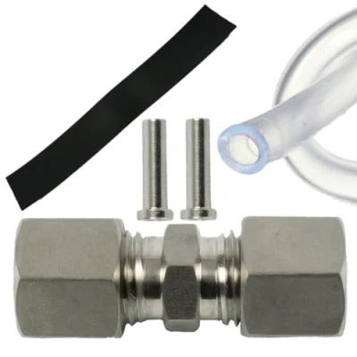 Image of 500 Panda KA 316 Marine Grade Stainless Steel Clutch Slave Cylinder Repair Union Kit
